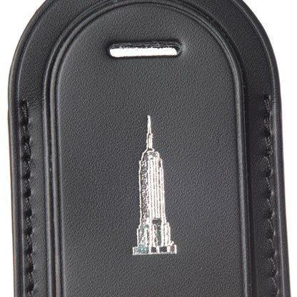 Louis Vuitton Calfskin Luggage Tag Black 3 of 5