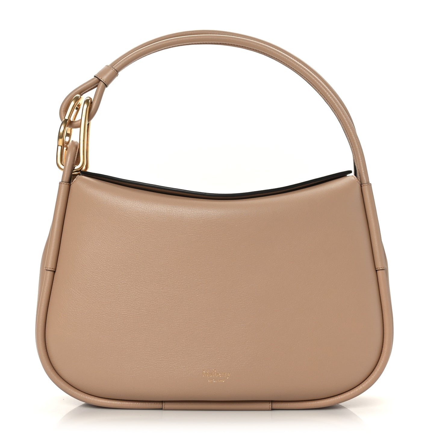 Silk Calfskin Link Shoulder Bag Maple