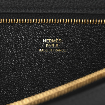 Hermes Togo Backpocket Pouch 25 Black 6 of 8