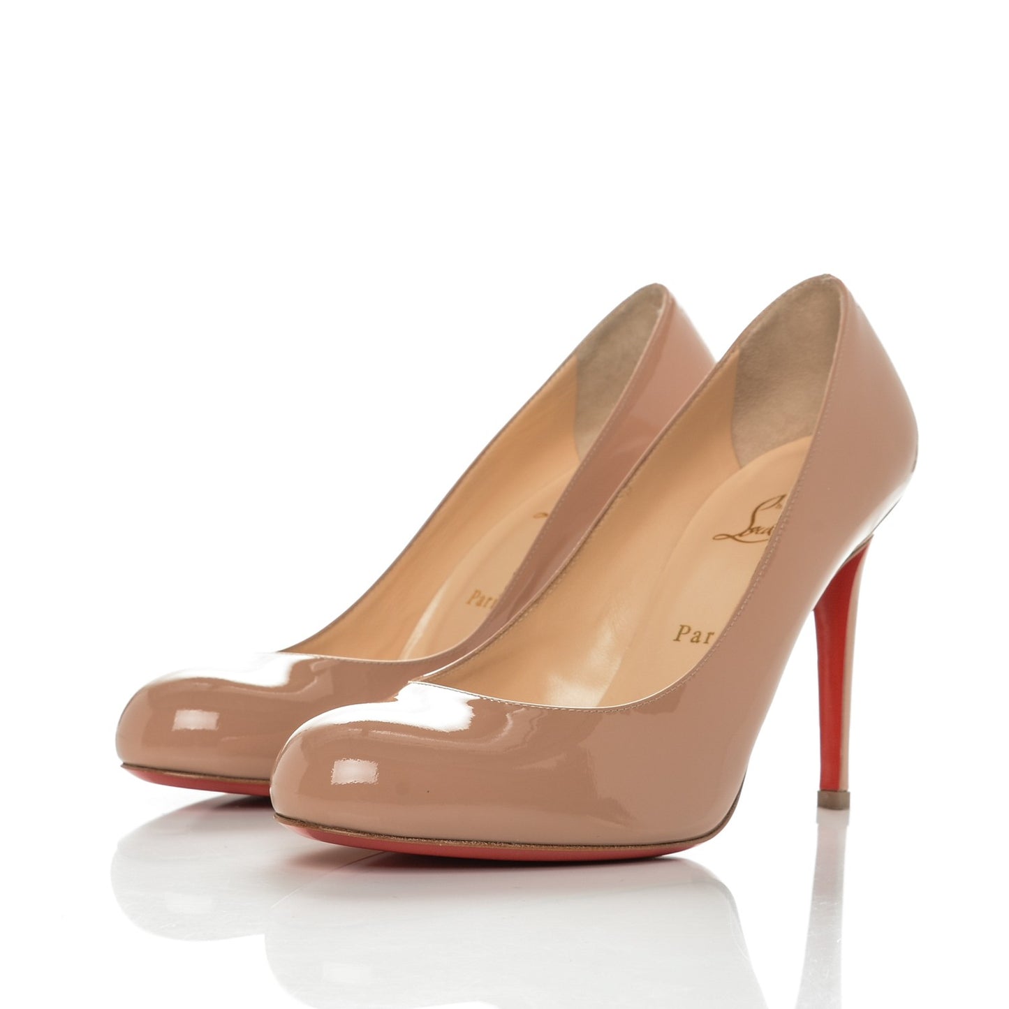 Patent Simple 100 Pumps 39.5 Nude