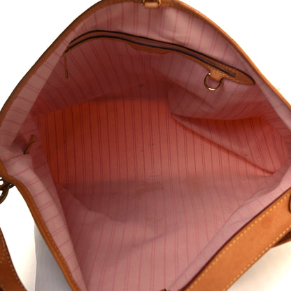 Louis Vuitton Damier Azur Delightful MM Rose Ballerine 5 of 18