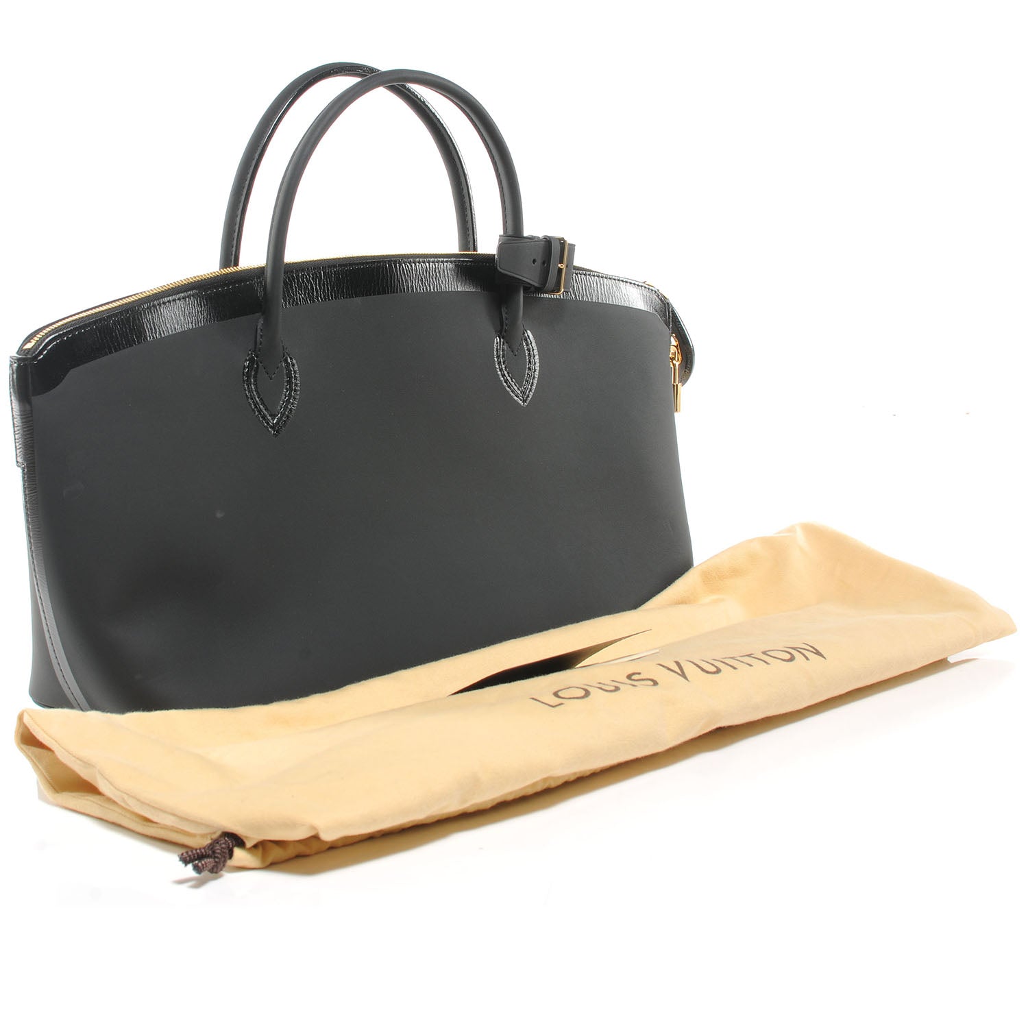 Louis Vuitton Cuir Obsession Lockit East West Black 3 of 8