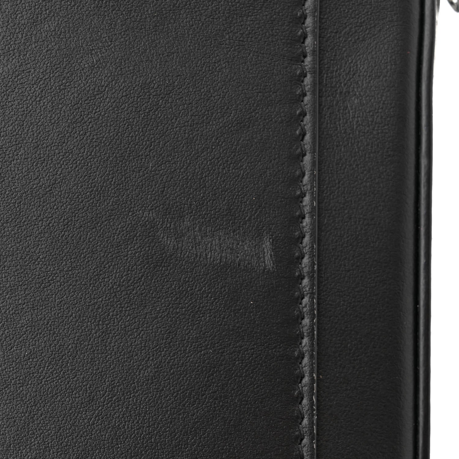 Dolce & Gabbana Calfskin Embossed DG Logo Crossbody Bag Black 12 of 12