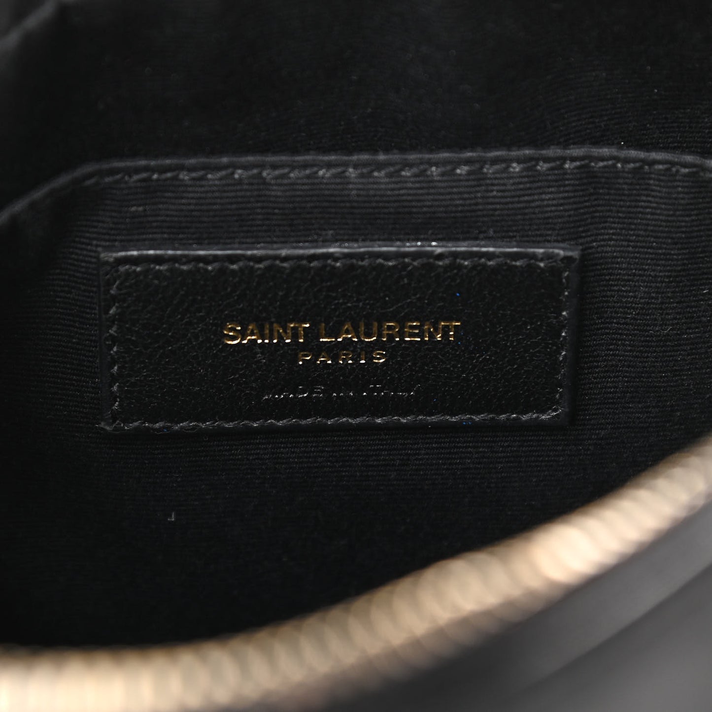 Calfskin Matelasse Monogram Lou Camera Bag Black