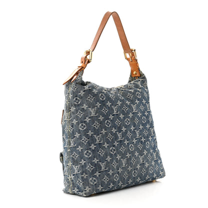 Louis Vuitton Denim Baggy GM Blue 3 of 14