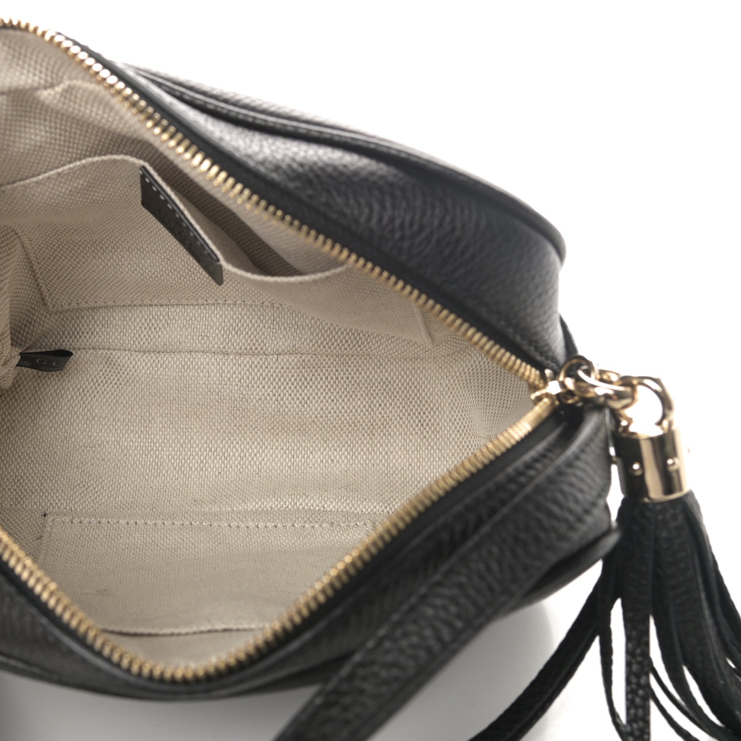 Gucci Pebbled Calfskin Small Soho Disco Bag Black 5 of 11