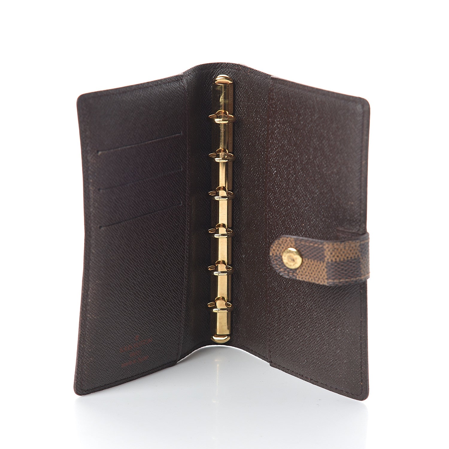 Louis Vuitton Damier Ebene Small Ring Agenda Cover 4 of 5
