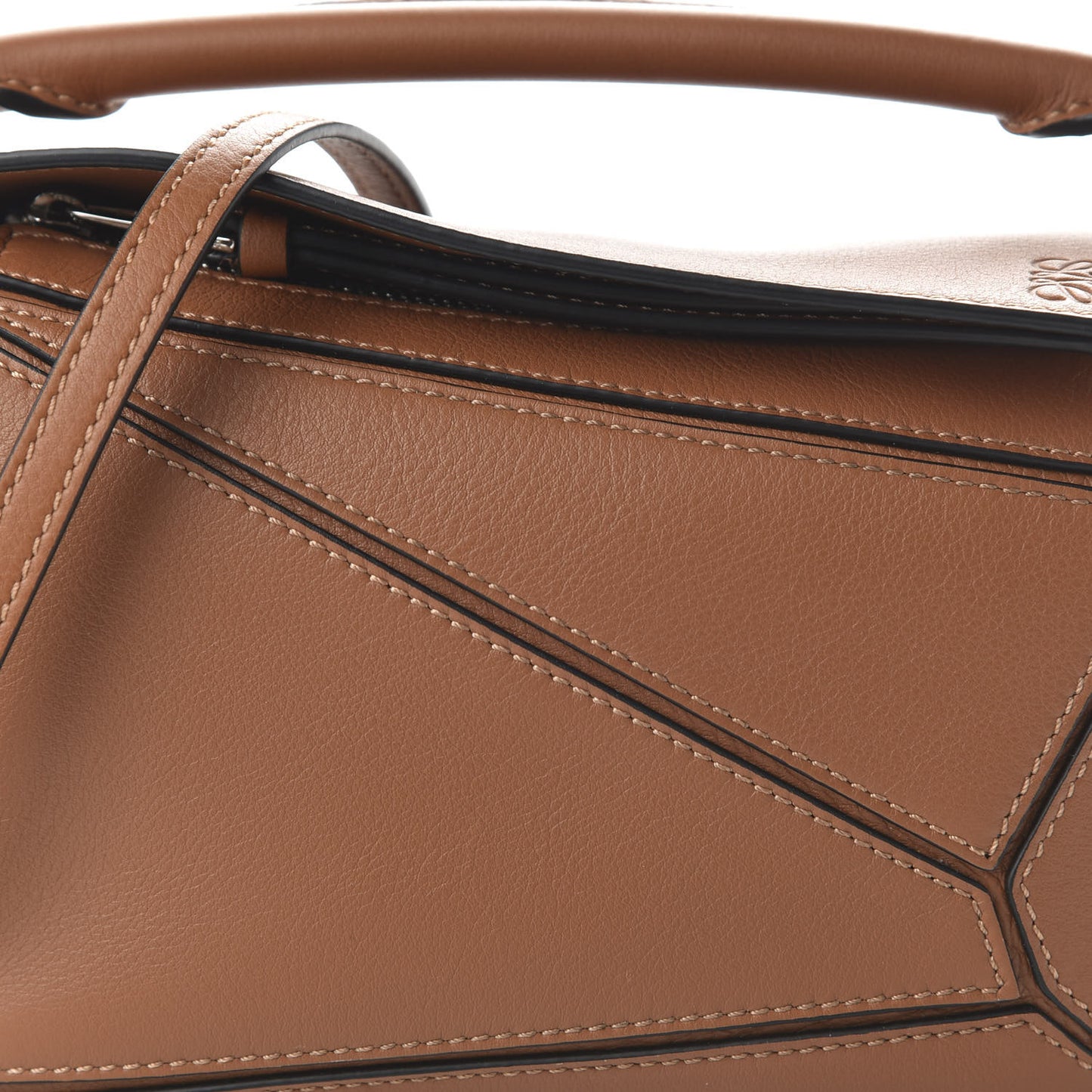 Calfskin Mini Puzzle Bag Tan