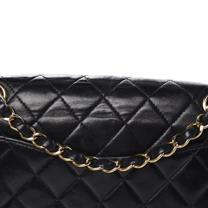Chanel Lambskin Quilted Small Double Flap Black 7 of 14
