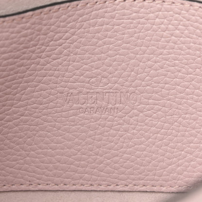 Valentino Garavani Pebbled Calfskin Medium Rockstud Flip Lock Crossbody Bag Loto 5 of 10