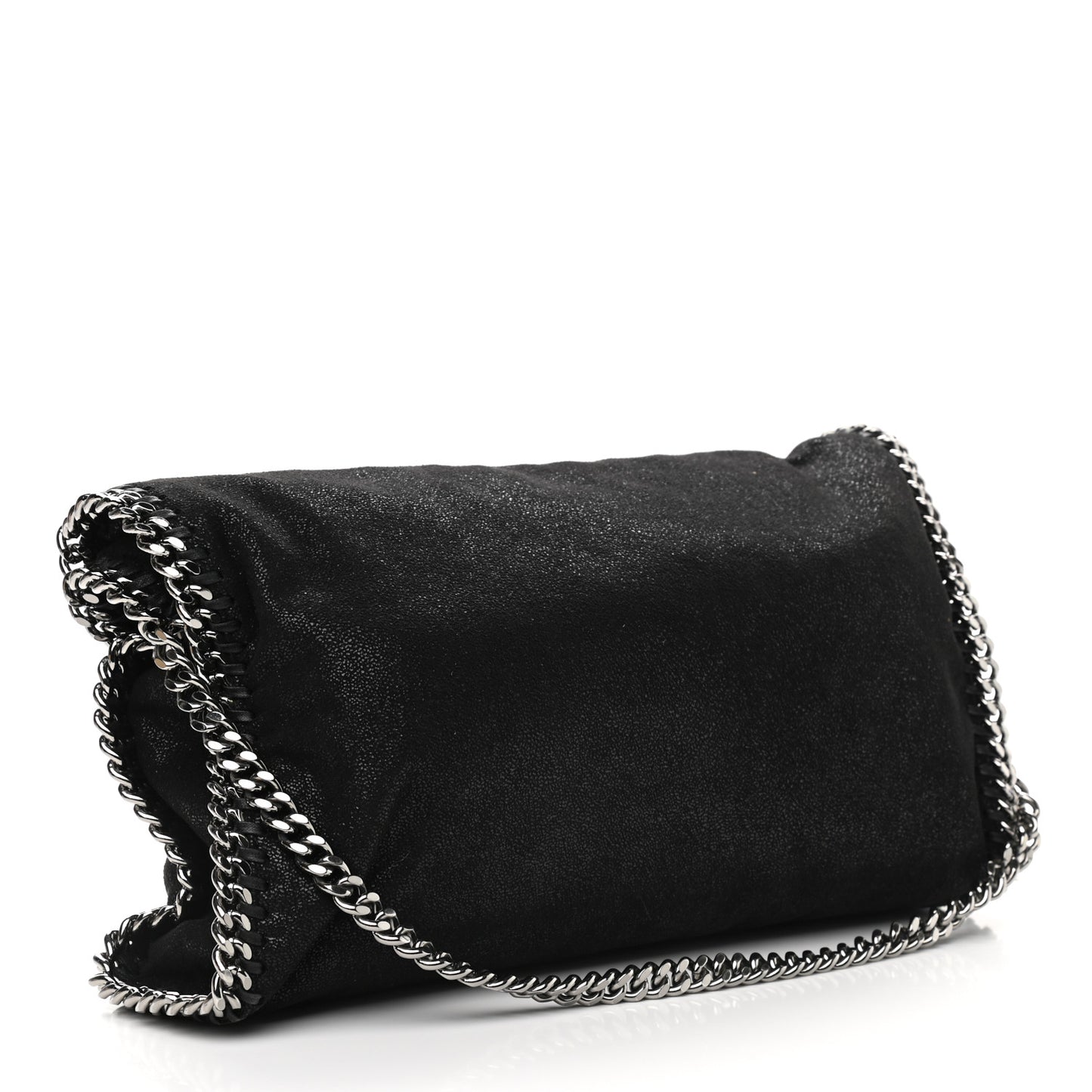 Shaggy Deer Falabella Fold Over Tote Black