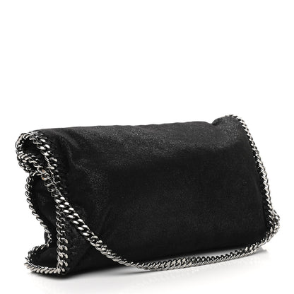 Stella McCartney Shaggy Deer Falabella Fold Over Tote Black 3 of 9