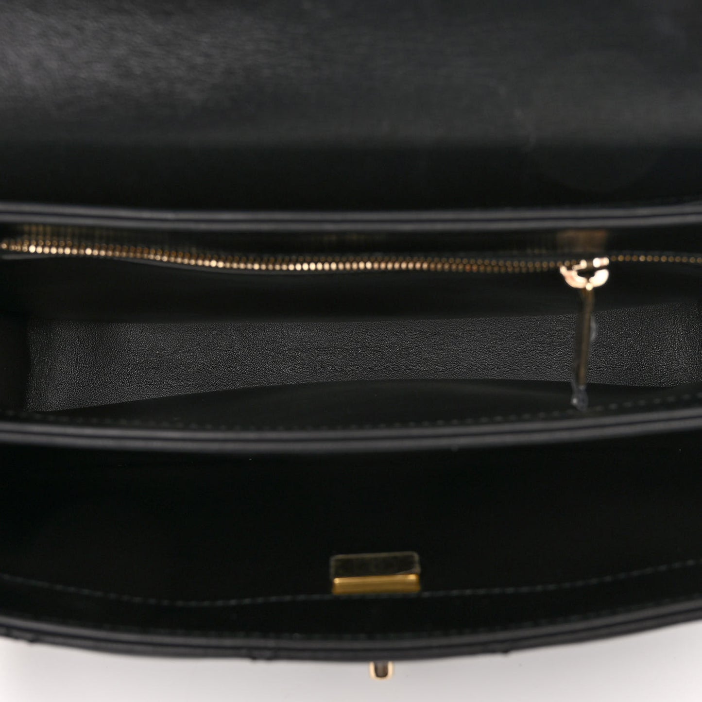Lambskin Quilted Small Trendy CC Chain Dual Handle Flap Bag Black