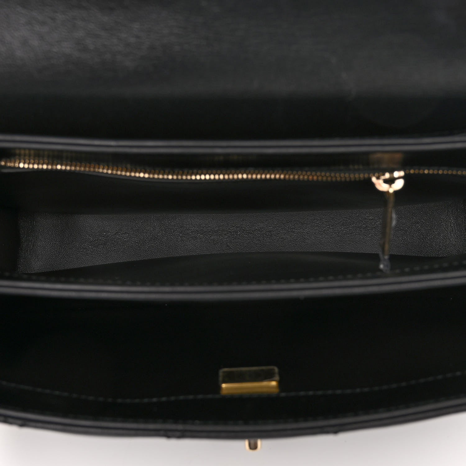 Chanel Lambskin Quilted Small Trendy CC Chain Dual Handle Flap Bag Black 5 of 10