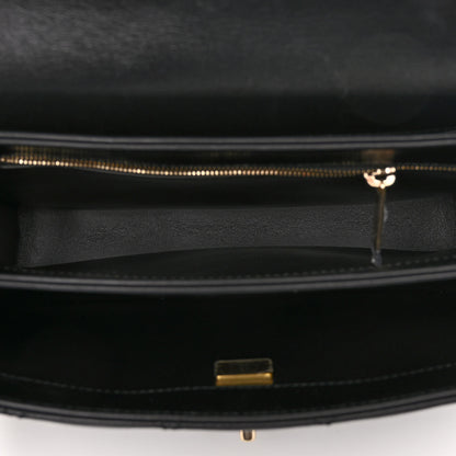 Chanel Lambskin Quilted Small Trendy CC Chain Dual Handle Flap Bag Black 5 of 10