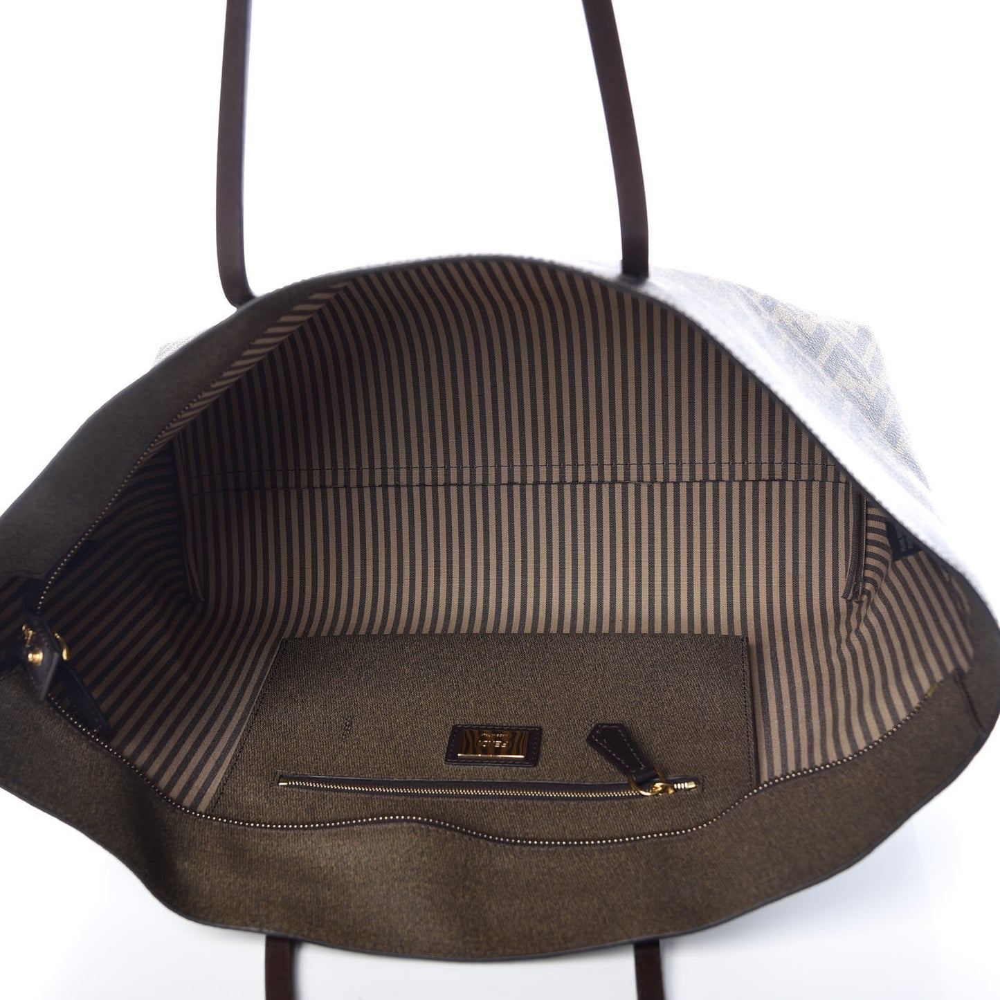 Zucca Spalmati Medium Roll Tote Tobacco Moro