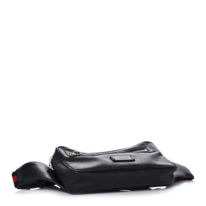 Gucci Soft GG Supreme Monogram Web Belt Bag Black Grey 4 of 14