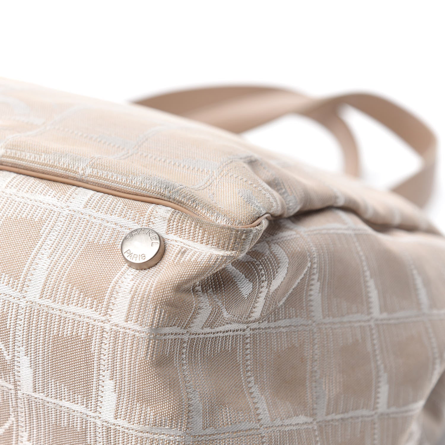 Chanel Nylon Medium Travel Tote Beige 11 of 19