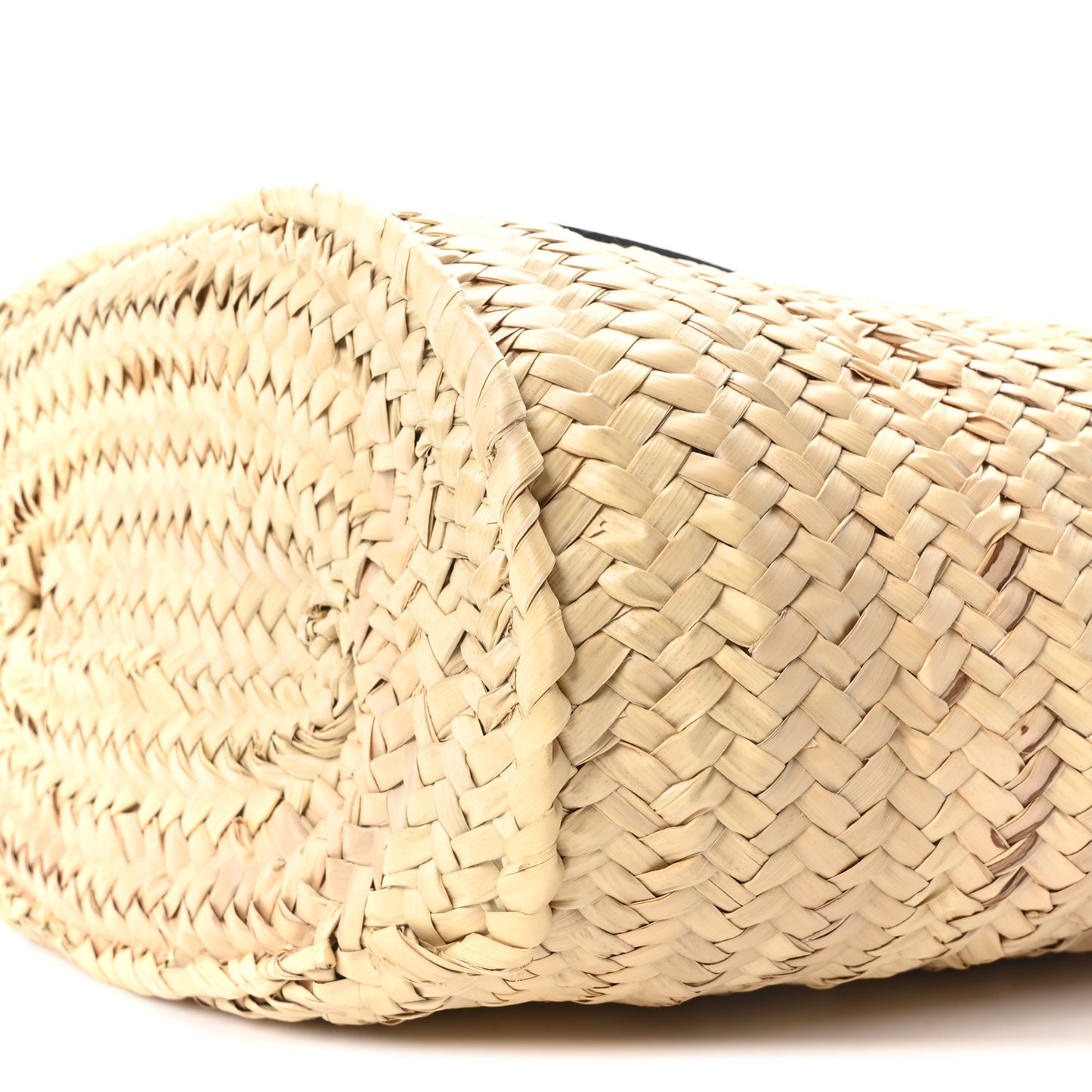 Raffia Basket Tote Bag Natural Tan