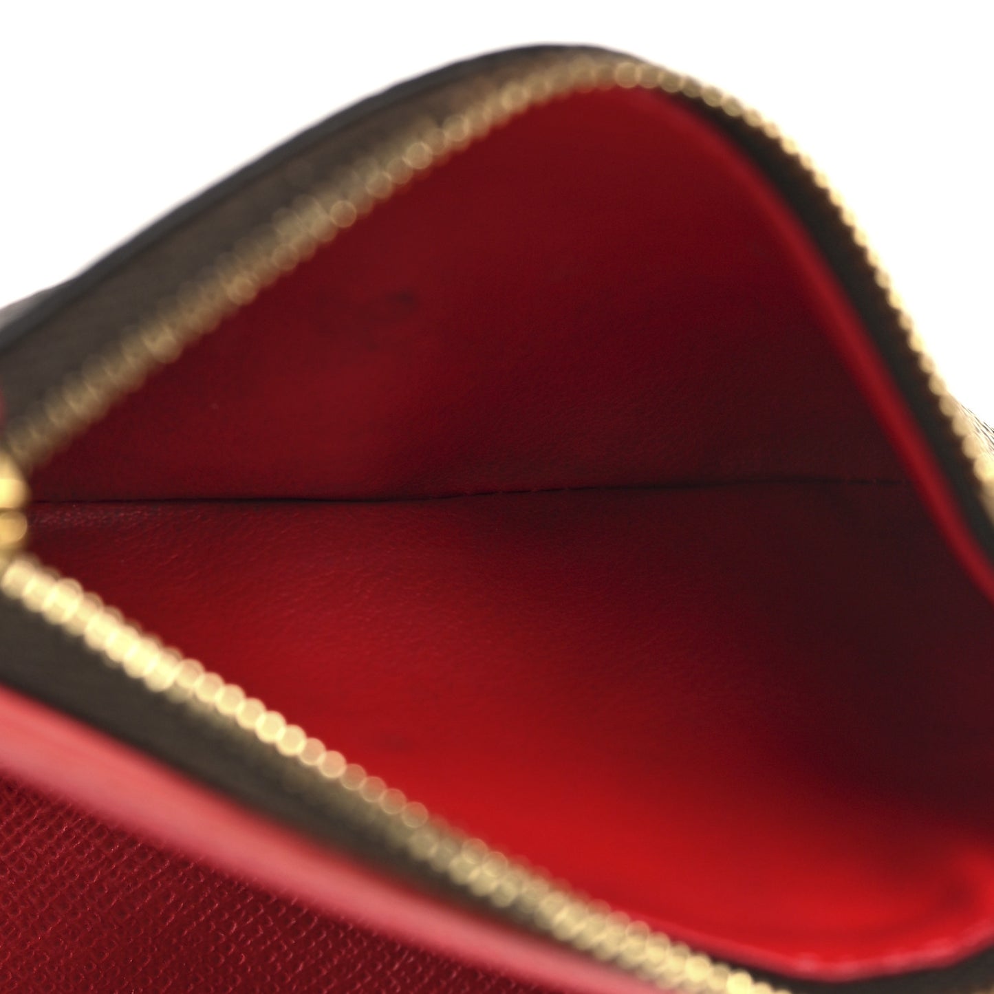 Damier Ebene Victorine Wallet Cherry