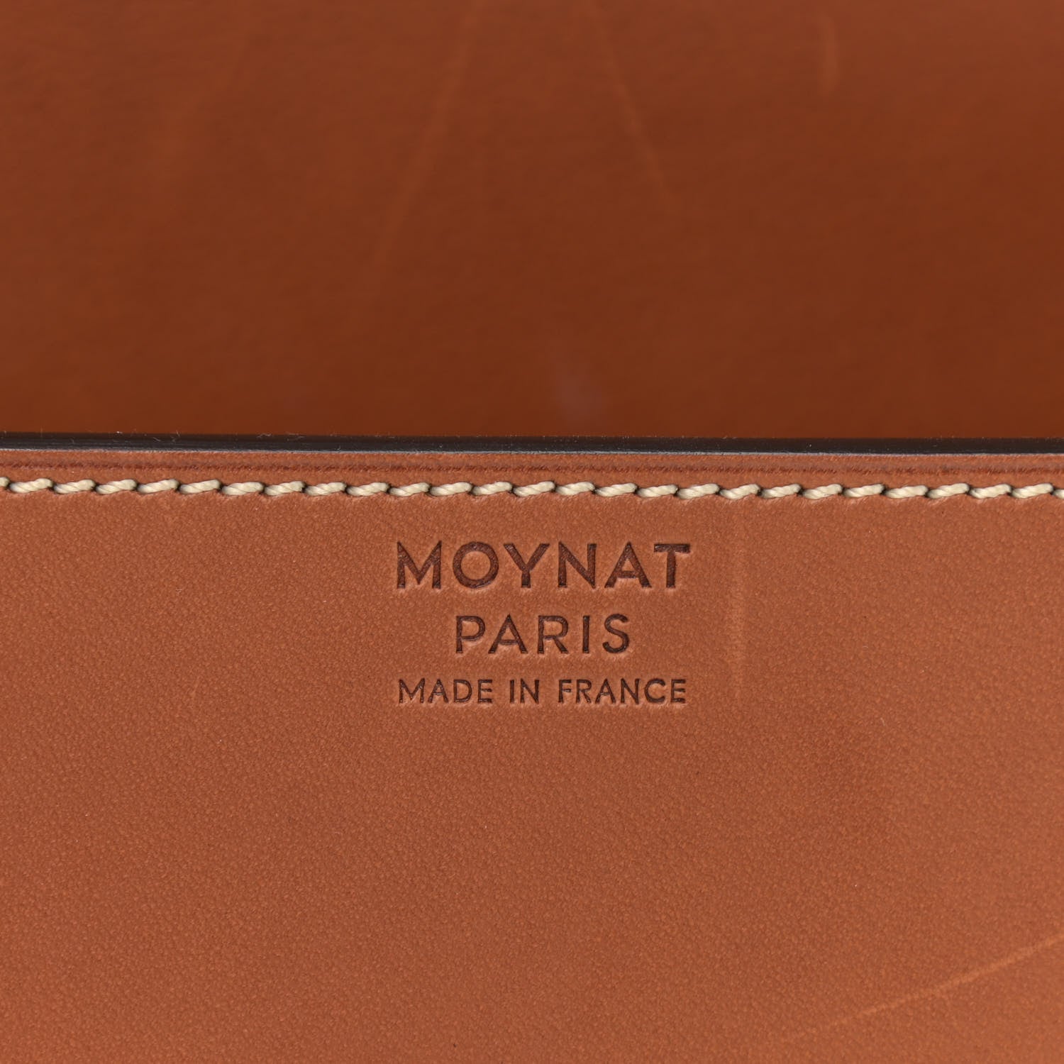 Moynat Barenia Rejane Saddle Bag Tan 6 of 13