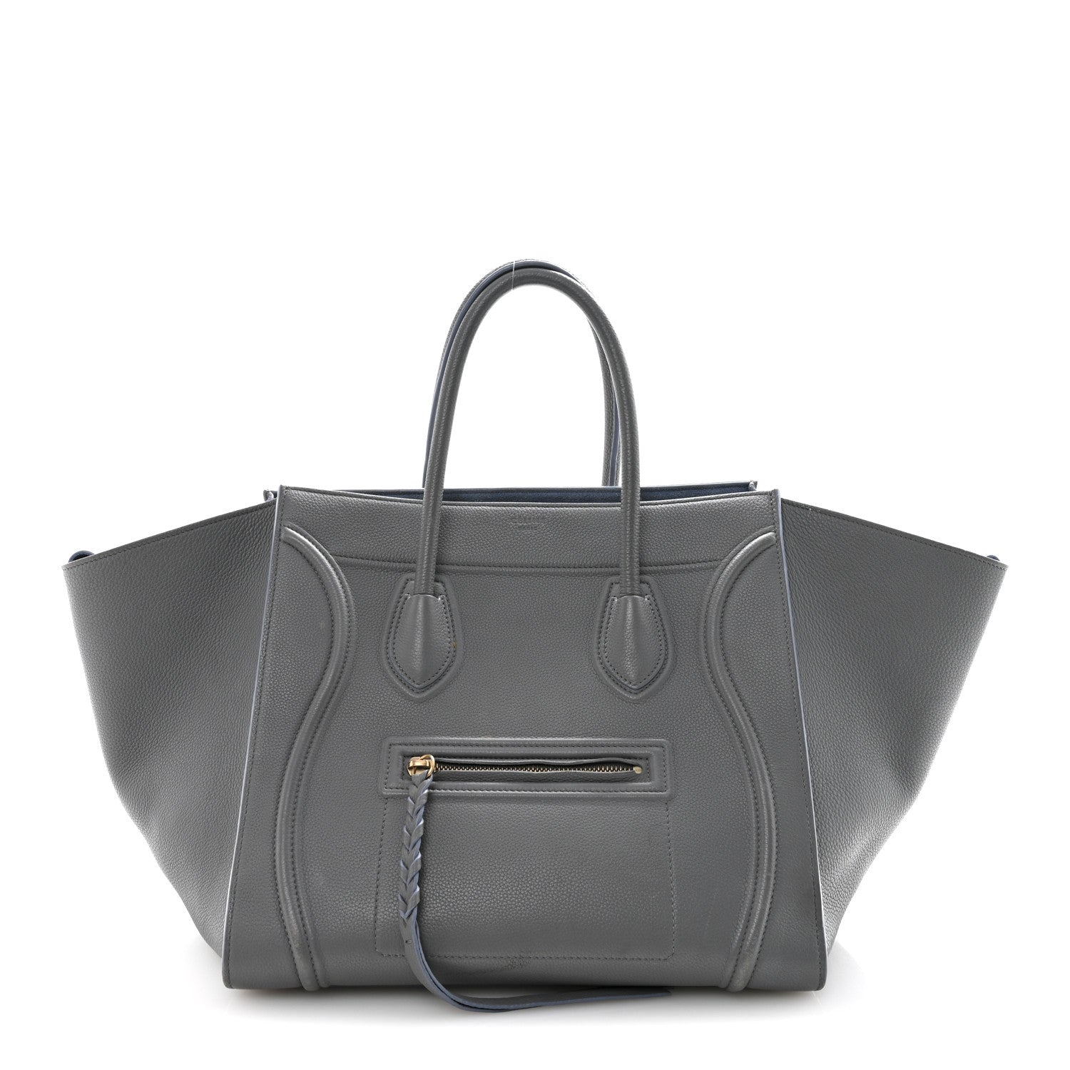 Celine Baby Grained Calfskin Medium Phantom Luggage Kohl 1 of 17
