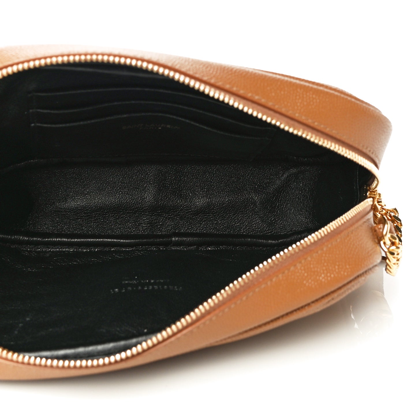 Grain De Poudre Matelasse Monogram Mini Lou Camera Bag Dark Natural