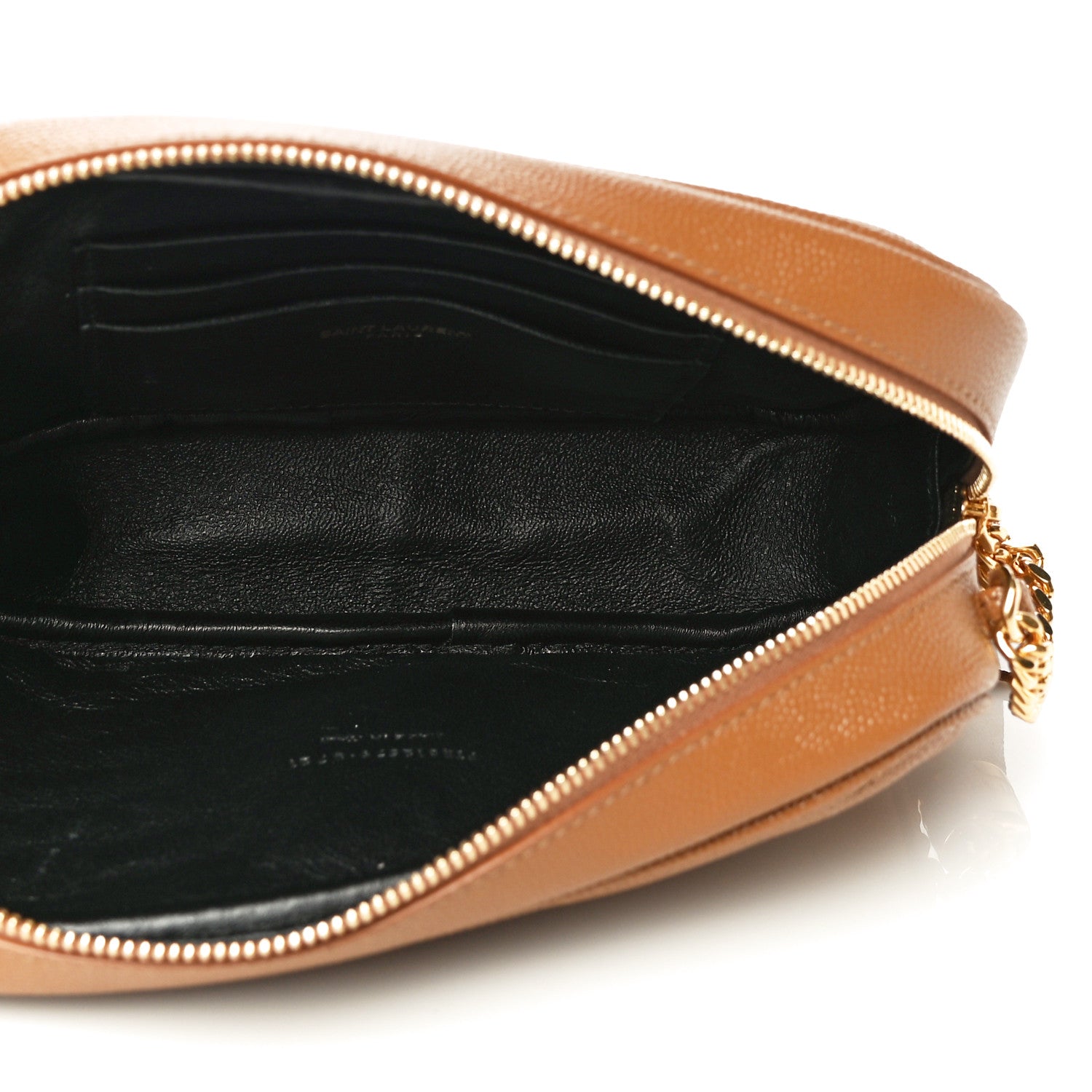 Saint Laurent Grain De Poudre Matelasse Monogram Mini Lou Camera Bag Dark Natural 5 of 11