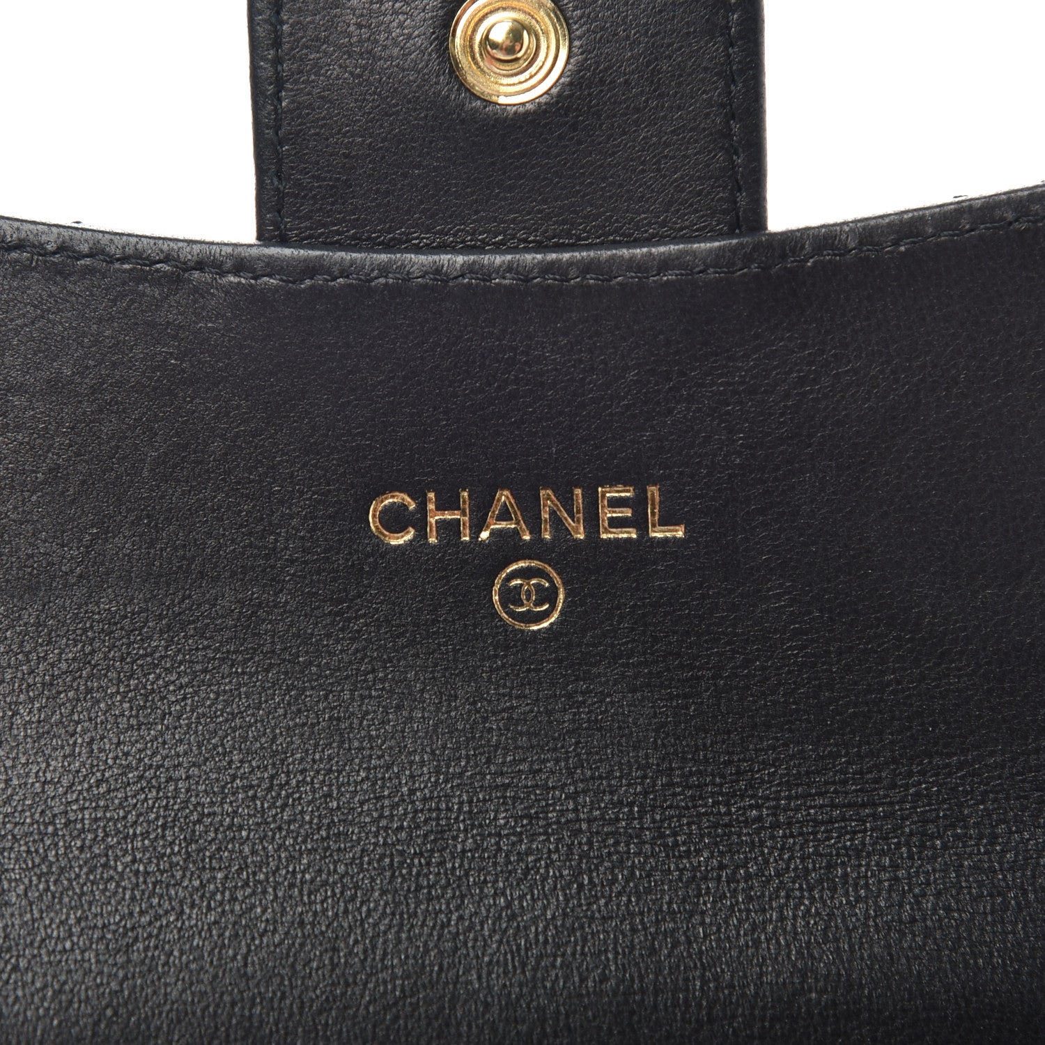 Chanel Aged Calfskin Quilted Reissue Flap Card Holder Black 6 of 9