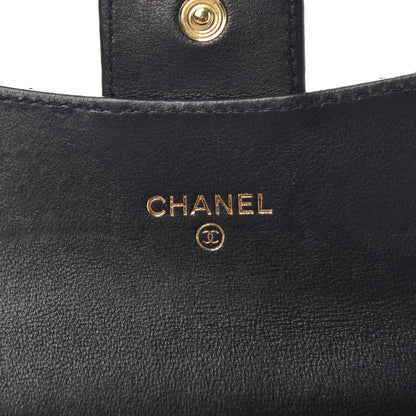 Chanel Aged Calfskin Quilted Reissue Flap Card Holder Black 6 of 9