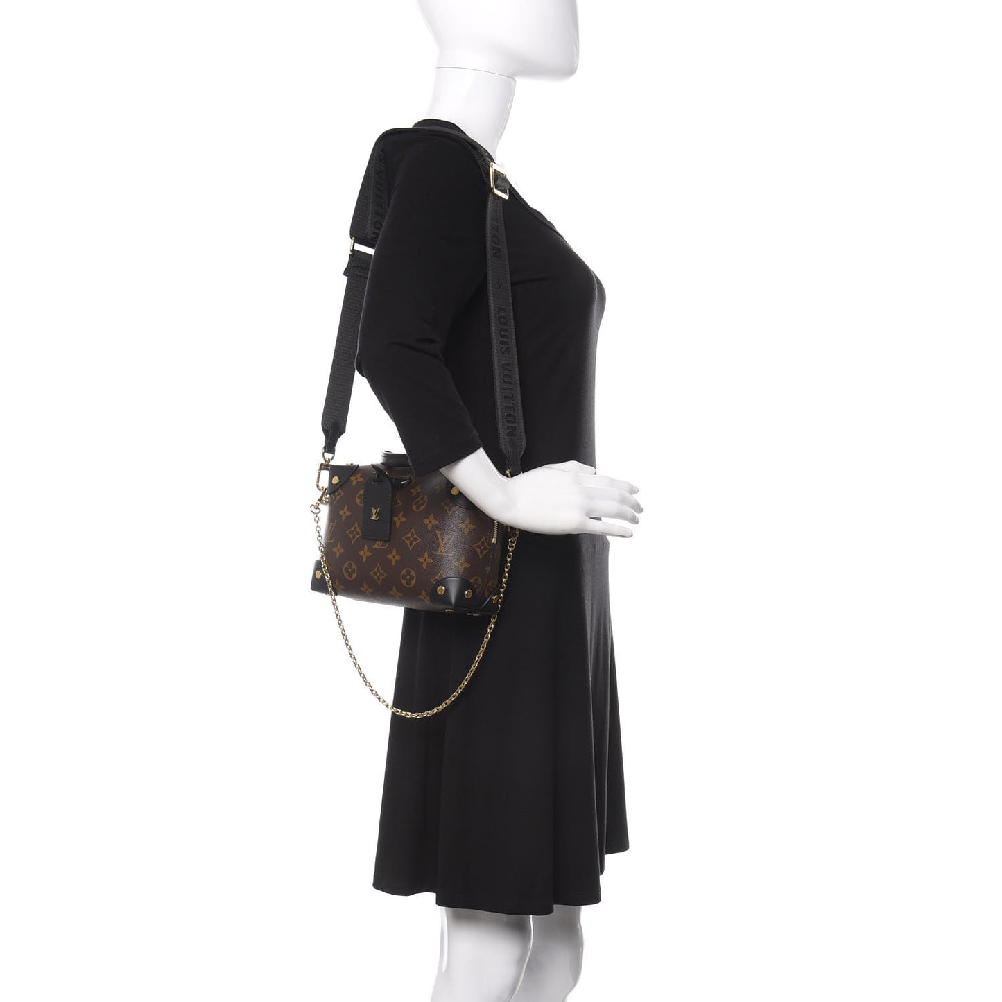 Monogram Petite Malle Souple Black