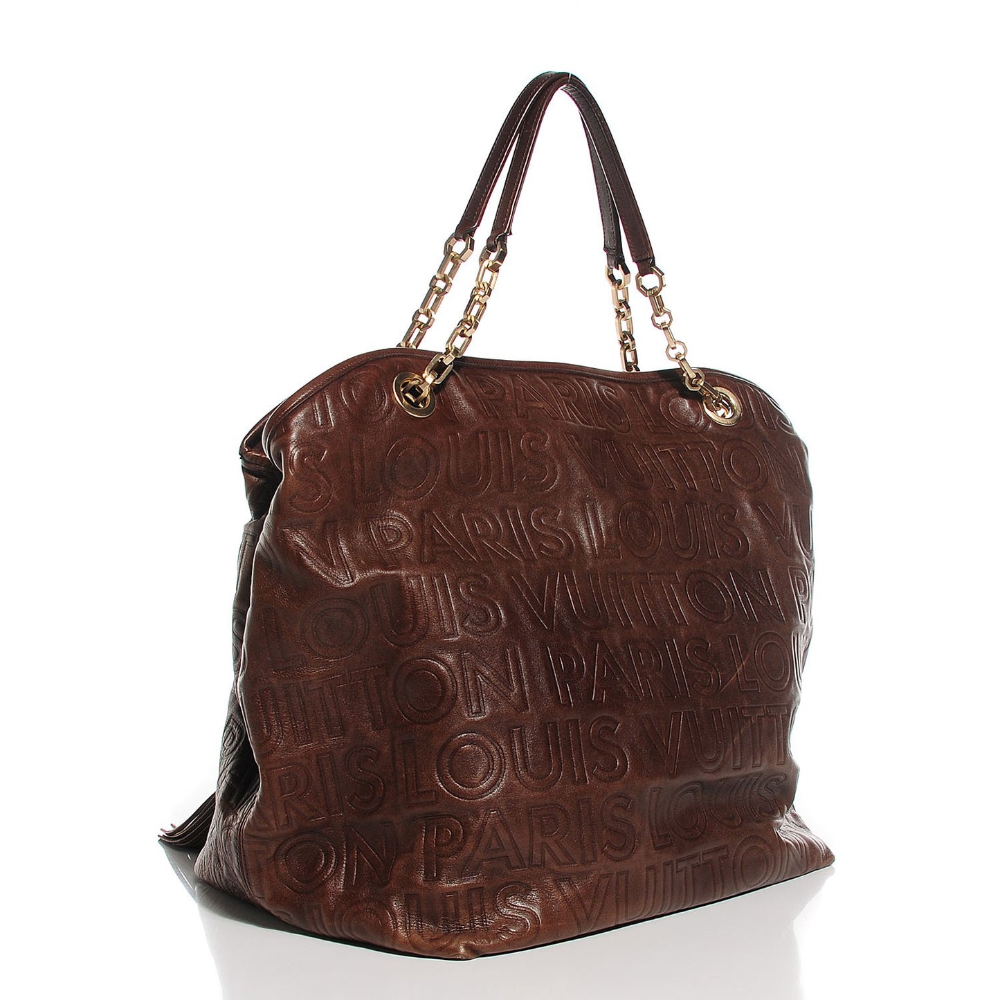 Monogram Paris Souple Whisper GM Chocolate