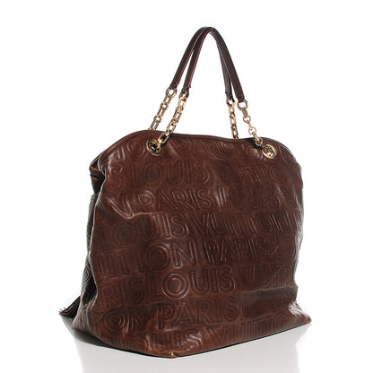 Louis Vuitton Monogram Paris Souple Whisper GM Chocolate 3 of 7