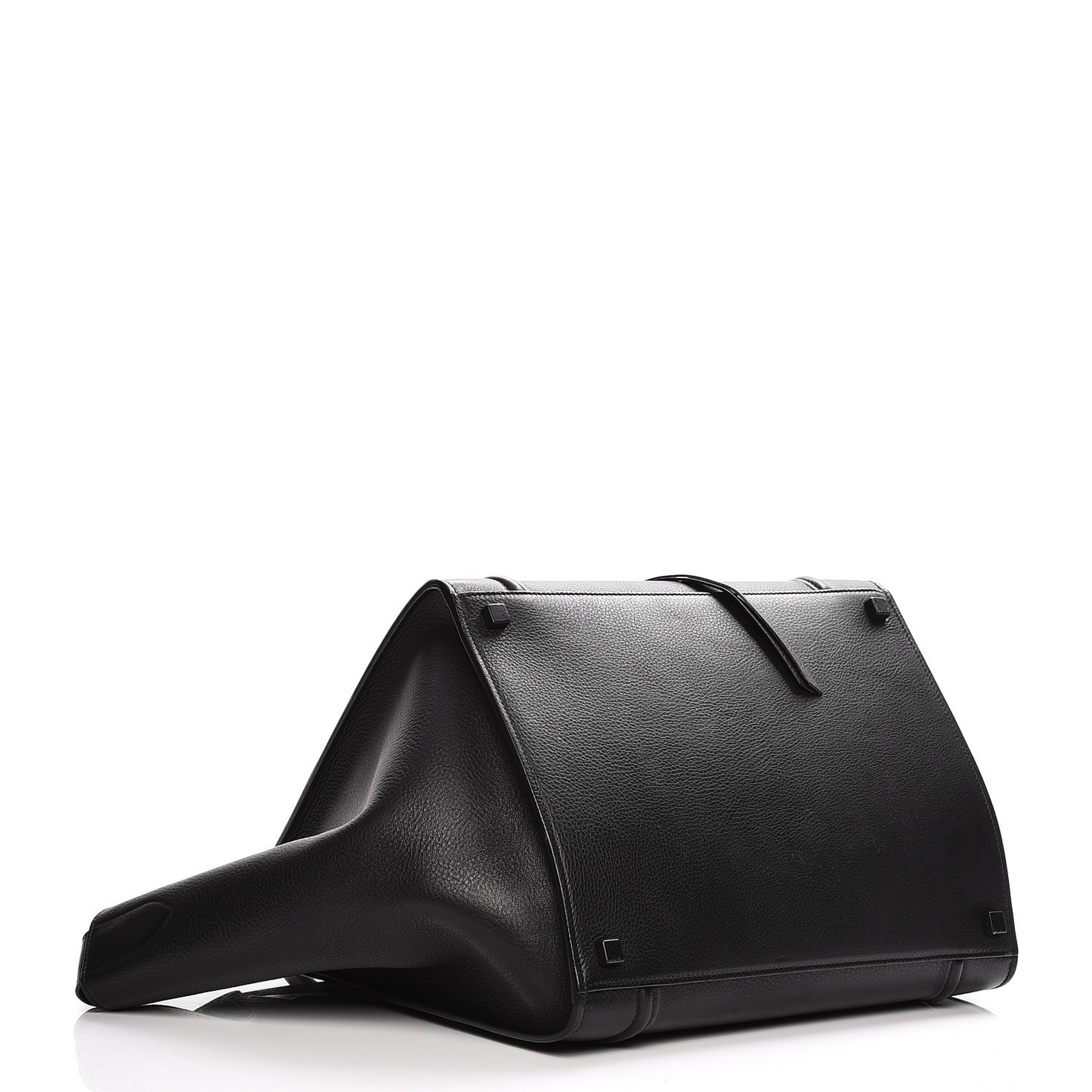 Supple Calfskin Medium Phantom Luggage Black