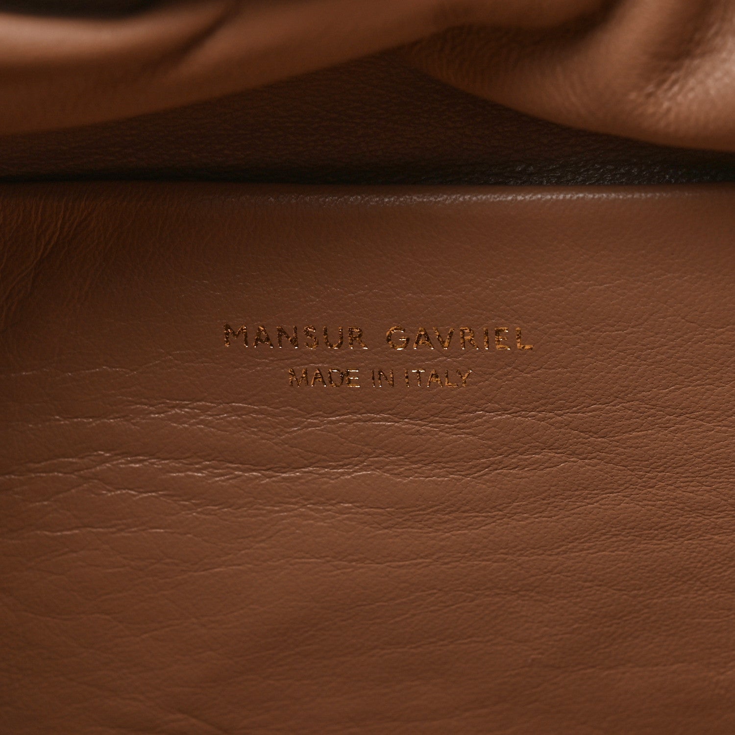 Mansur Gavriel Lambskin Cloud Clutch Biscotto 6 of 6
