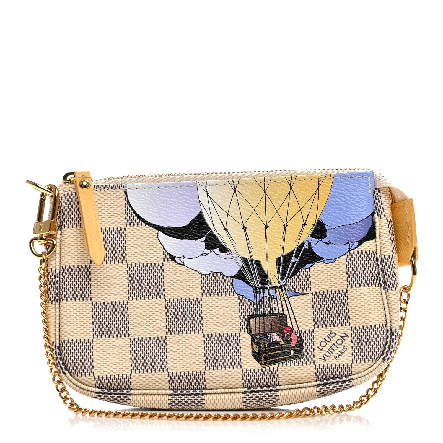 Louis Vuitton Damier Azur Illustre Mini Pochette Accessories 1 of 7