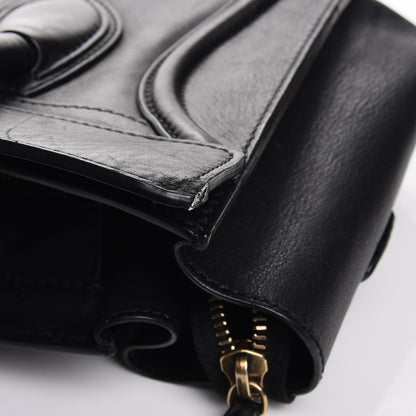 Celine Smooth Calfskin Mini Luggage Black 9 of 19