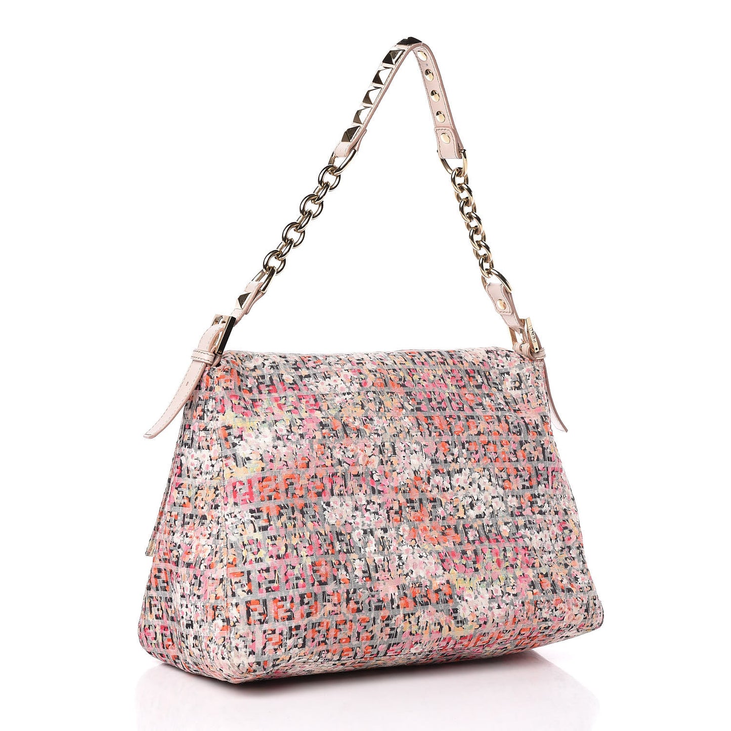 ENDI Zucchino Vitello Floral Studded Forever Mama Baguette Rosa Papaya Rosa Confetto