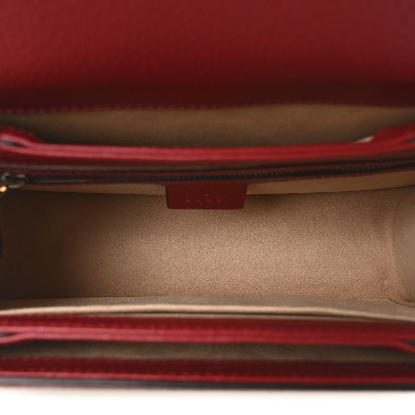 GG Supreme Monogram Small Queen Margaret Top Handle Bag Red