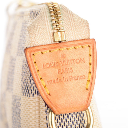 Louis Vuitton Damier Azur Mini Pochette Accessories 5 of 7