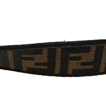 Fendi Fabric Jacquard FF 1974 Cell Pocket Strap You Tobacco Moro Black 7 of 8