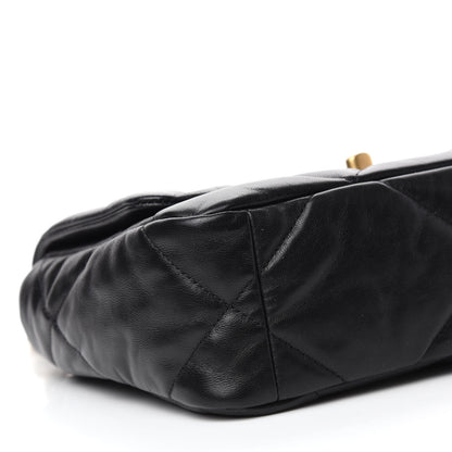Chanel Goatskin Quilted Medium Chanel 19 Flap Black 6 of 11
