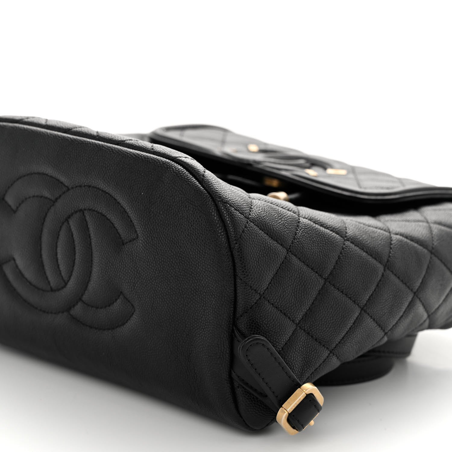 Chanel Caviar Quilted Filigree Backpack Black 9 of 10