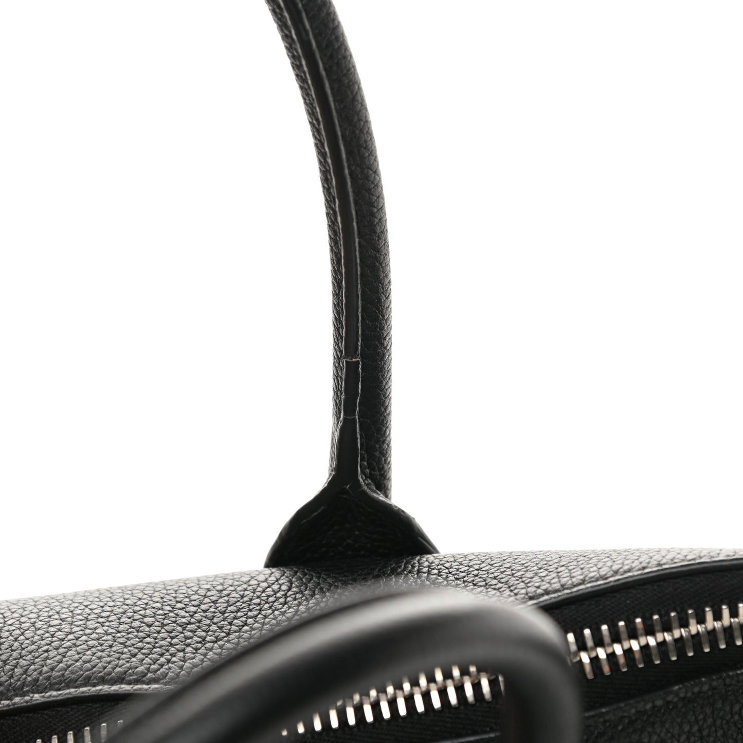 Grained Calfskin Medium Souple Sac De Jour Duffle Black