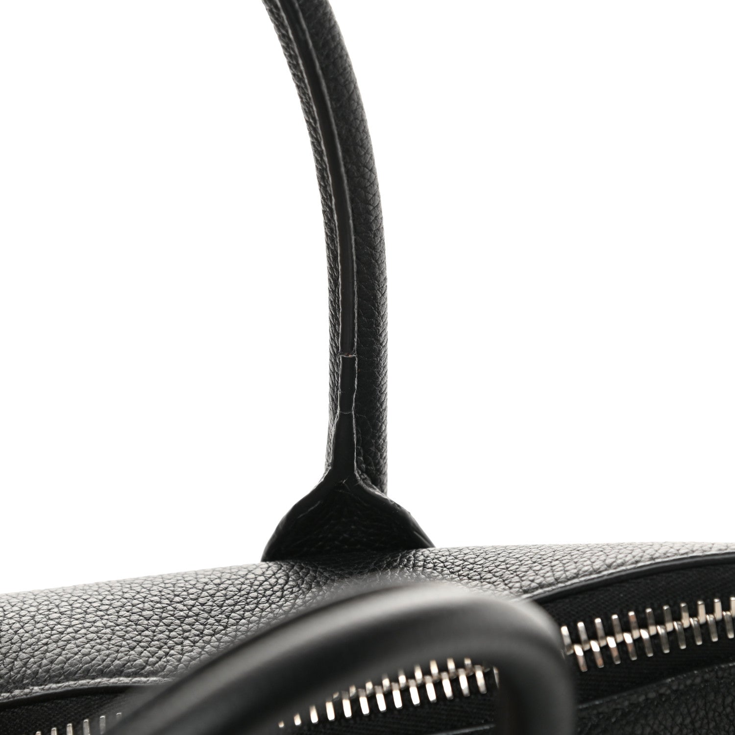 Saint Laurent Grained Calfskin Medium Souple Sac De Jour Duffle Black 11 of 12
