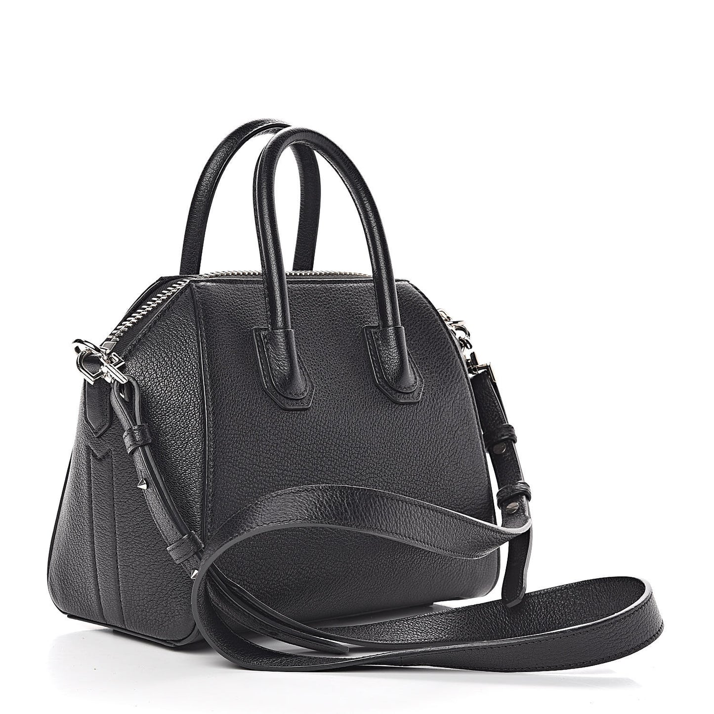Sugar Goatskin Mini Antigona Black