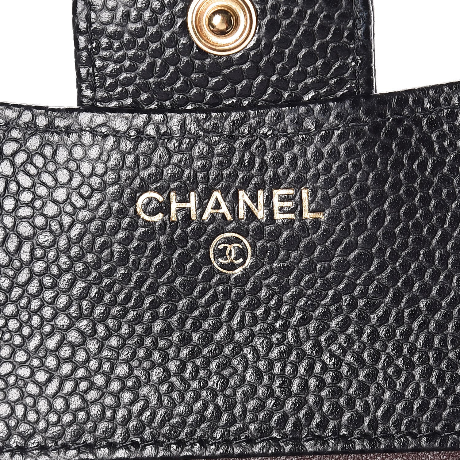 Chanel Caviar Quilted Compact Flap Wallet Black 6 of 8
