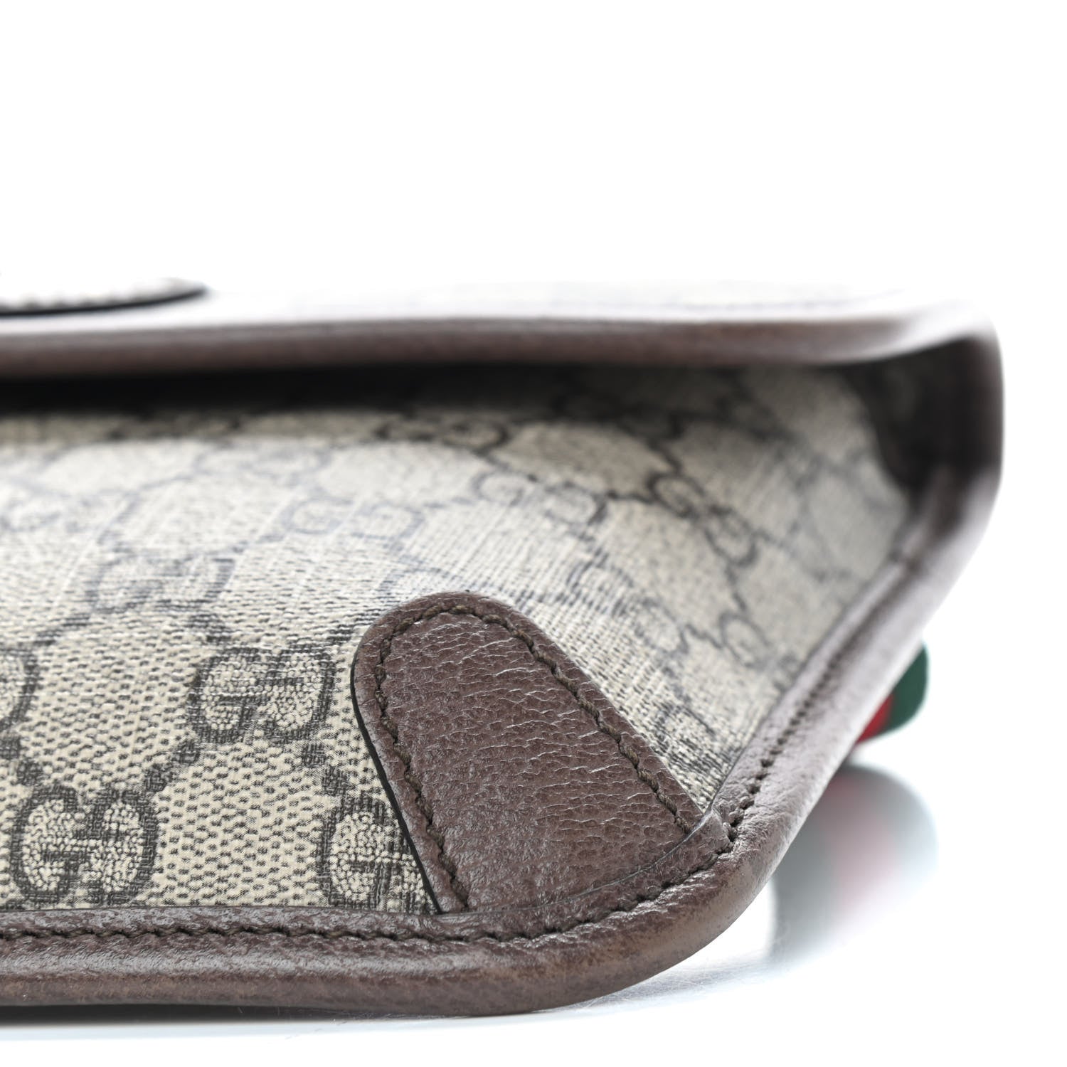Gucci GG Supreme Monogram Neo Vintage Web Belt Bag Brown 7 of 9