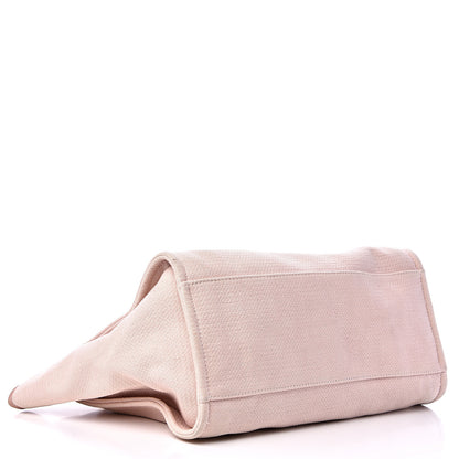 Chanel Canvas Medium Deauville Tote Pink 3 of 20