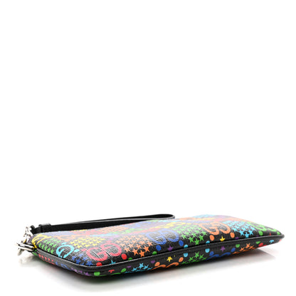 Gucci GG Supreme Monogram Psychedelic iPhone Pouch Black 5 of 7